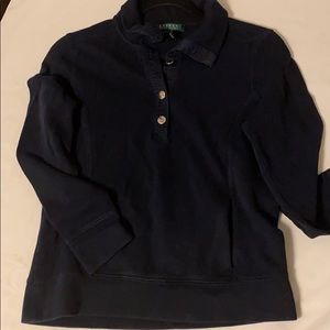 Lauren Ralph Lauren sweatshirt Navy USED Small